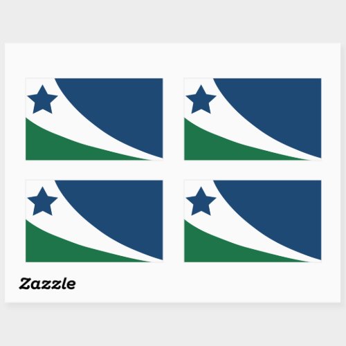 Flag of Spring Hill Tennessee Rectangular Sticker