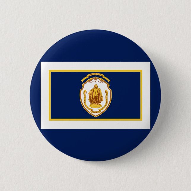 Flag of Springfield, Massachusetts Button (Front)