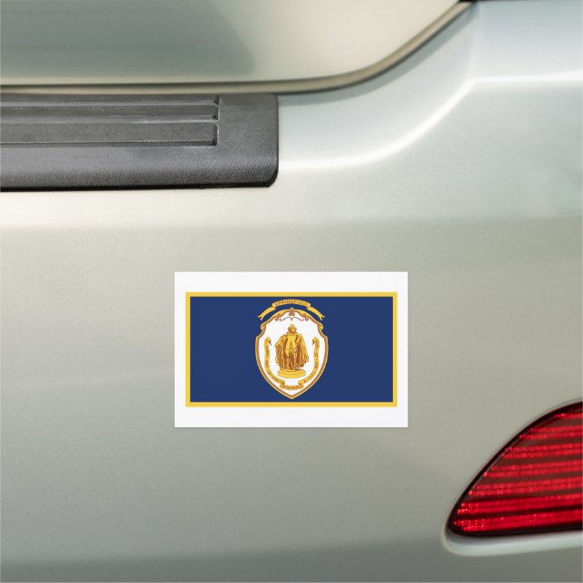  Flag of Springfield, Massachusetts  Car Magnet (In Situ)