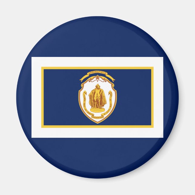 Flag of Springfield, Massachusetts Magnet (Front)
