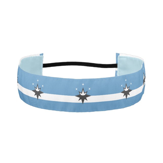 Flag of Springfield, Missouri Athletic Headband (Front)