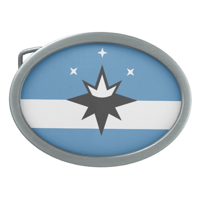 Flag of Springfield, Missouri Belt Buckle (Front)