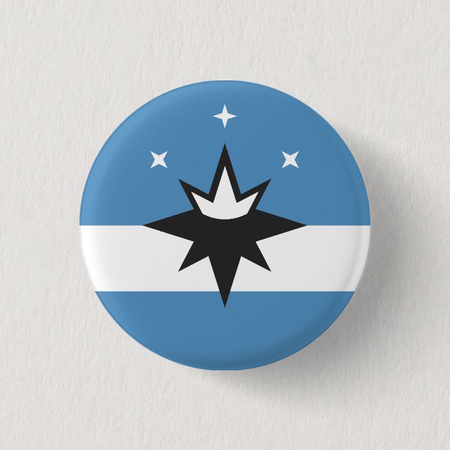 Flag of Springfield, Missouri Button (Front)