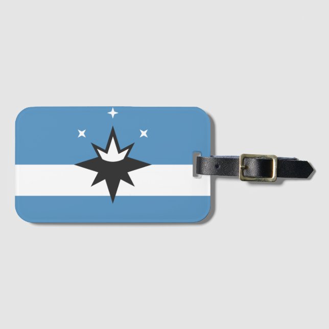 Flag of Springfield, Missouri Luggage Tag (Front Horizontal)