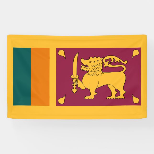 Flag of Sri Lanka Banner (Horizontal)