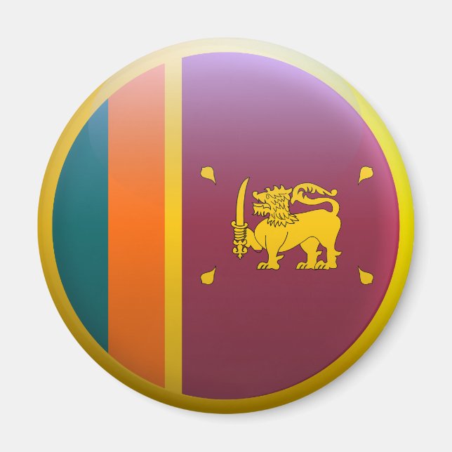Flag of Sri Lanka Magnet (Front)