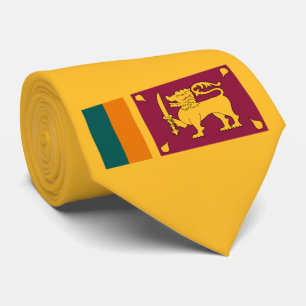 Flag of Sri Lanka Neck Tie