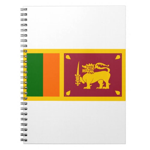 Flag of Sri Lanka Notebook