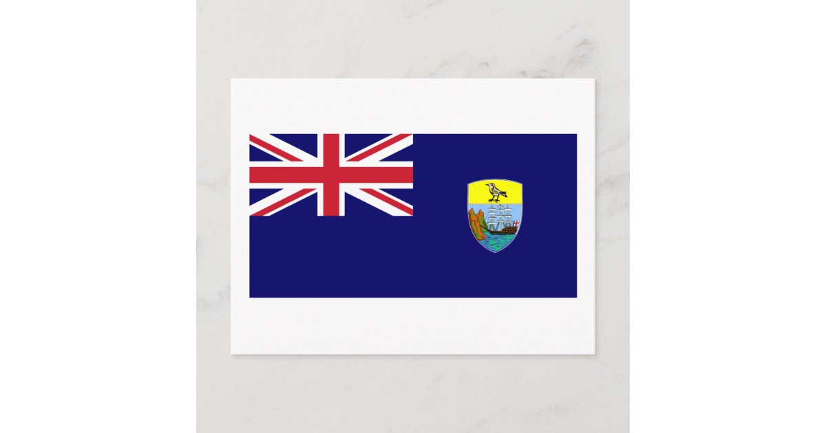 Flag of St Helena Postcard Zazzle