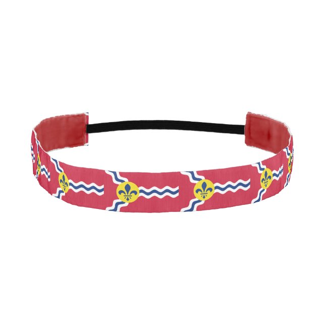 Flag of St. Louis, Missouri Athletic Headband (Front)