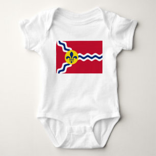 Flag of St Louis (Missouri) Baby Bodysuit
