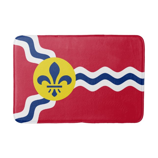 Flag of St. Louis, Missouri Bath Mat (Front)