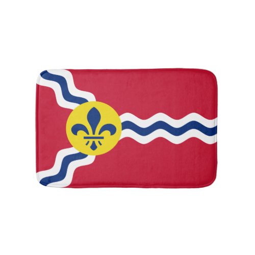 Flag of St Louis Missouri Bathroom Mat