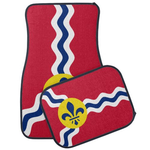 Flag of St Louis Missouri Car Floor Mat