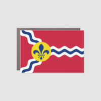  Saint Louis City Flag Vinyl Car Bumper Window Sticker
