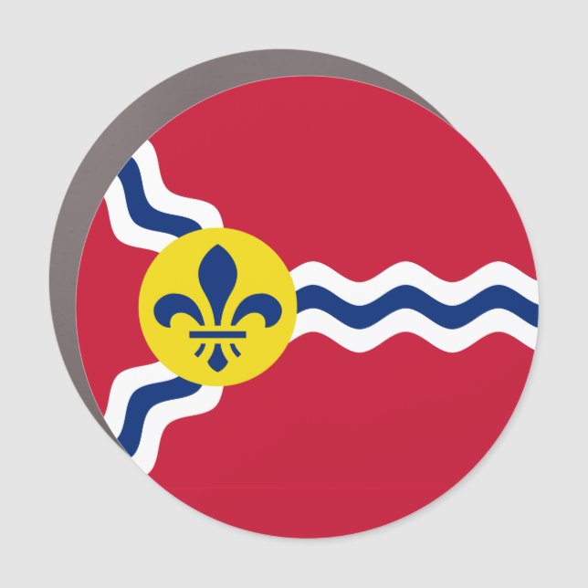 Flag of St. Louis, Missouri  Car Magnet (Front)