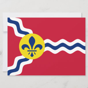 Flag of St Louis (Missouri) Card