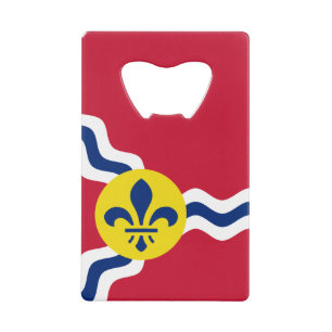 Flag of St. Louis, Missouri Credit Card Bottle Ope Opener