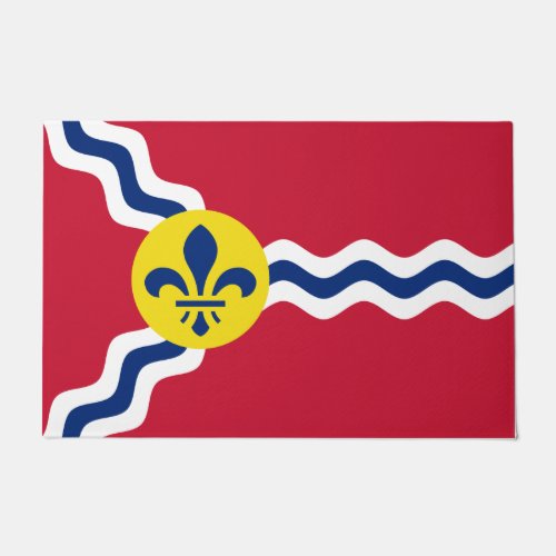 Flag of St Louis Missouri Doormat