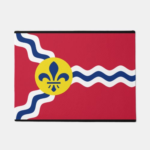 Flag of St Louis Missouri Doormat