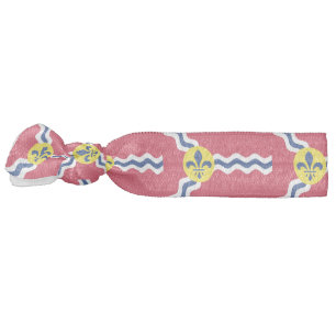 Flag of St. Louis, Missouri Elastic Hair Tie