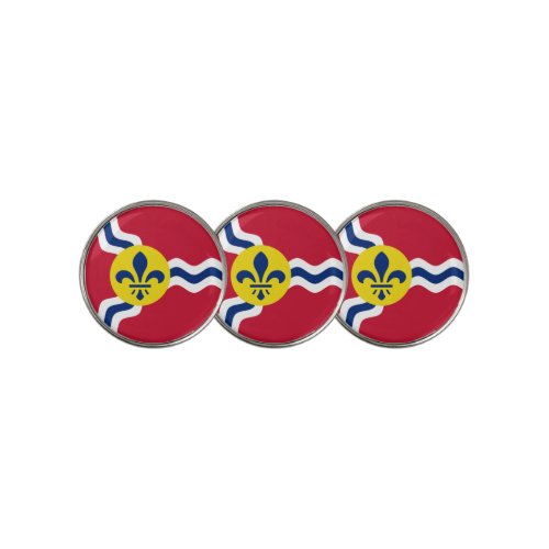 Flag of St Louis Missouri Golf Ball Marker