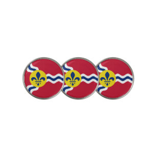 Flag of St. Louis, Missouri Rectangular Belt Buckle, Zazzle