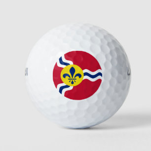 Flag of St. Louis, Missouri Golf Balls