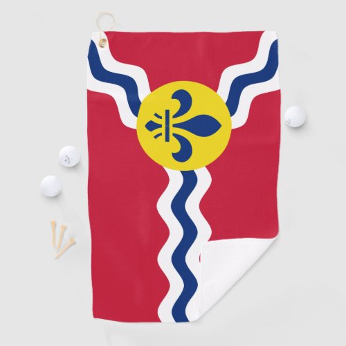 Flag of St Louis Missouri Golf Towel