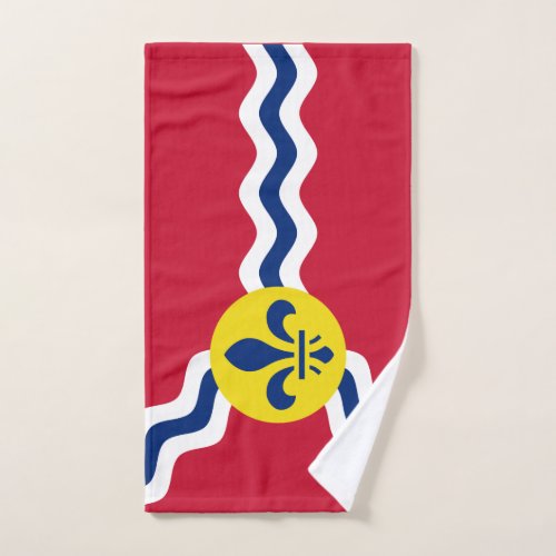 Flag of St Louis Missouri Hand Towel