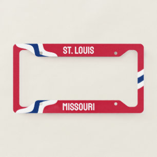 Flag of St. Louis, Missouri License Plate Frame