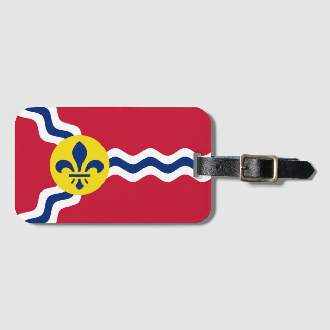 Flag of St. Louis, Missouri Luggage Tag (Front Horizontal)