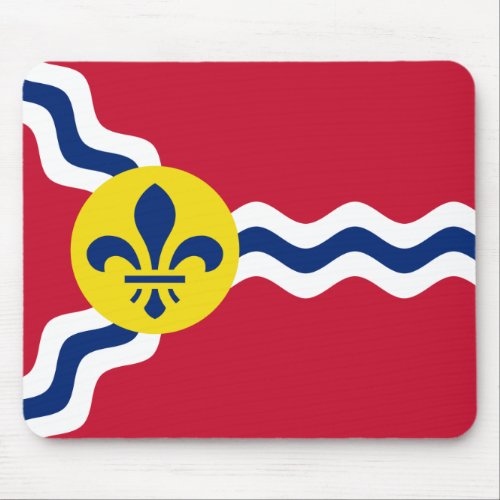 Flag of St Louis Missouri Mouse Pad