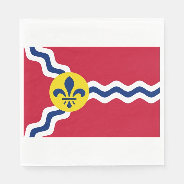 Flag of St Louis (Missouri) Napkins (Front)