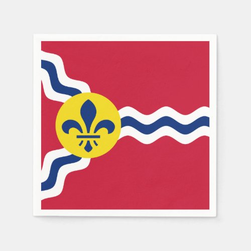 Flag of St Louis Missouri Napkins