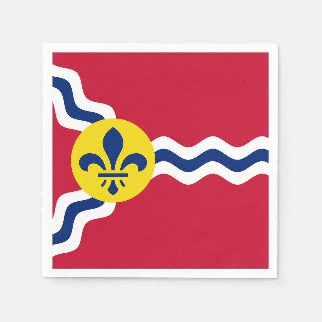 Flag of St. Louis, Missouri Napkins (Front)