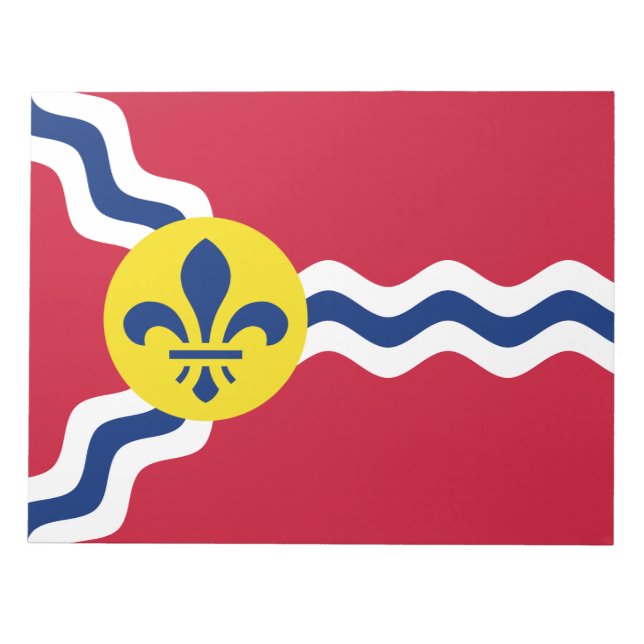 Flag of St Louis (Missouri) Notepad (Front)
