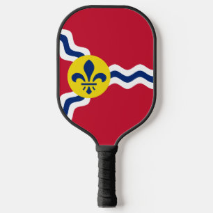 Flag of St. Louis, Missouri Pickleball Paddle