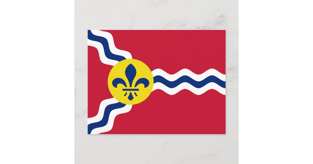 Flag of St Louis (Missouri) Postcard | Zazzle