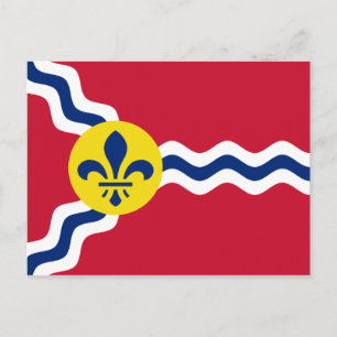 Flag of St. Louis, Missouri Postcard
