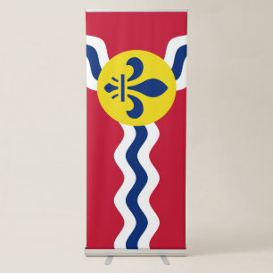 Flag of St. Louis, Missouri Retractable Banner