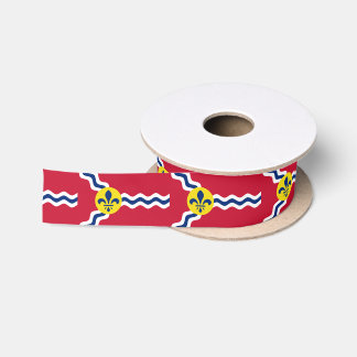 Flag of St. Louis, Missouri Satin Ribbon