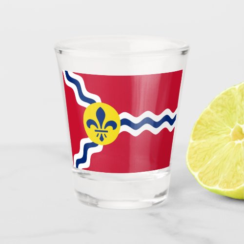 Flag of St Louis Missouri Shot Glass