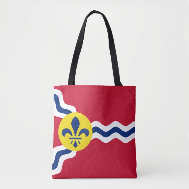 Flag of St. Louis, Missouri Tote Bag (Front)
