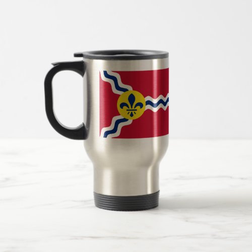 Flag of St Louis Missouri Travel Mug