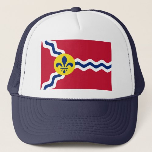 Flag of St Louis Missouri Trucker Hat