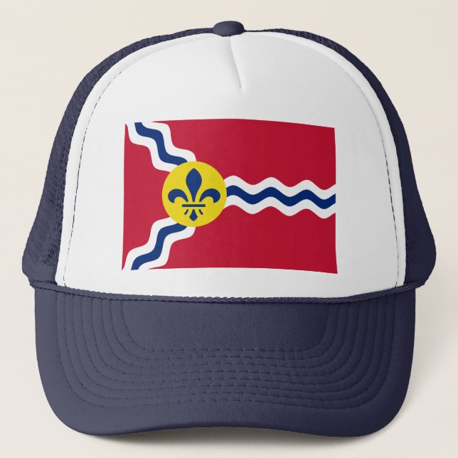 Flag of St. Louis, Missouri Trucker Hat (Front)
