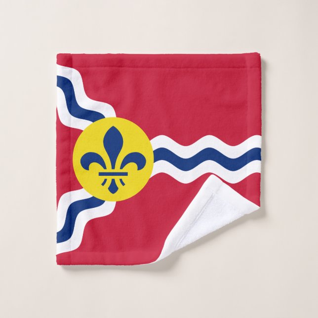Flag of St. Louis, Missouri Wash Cloth (Wash Cloth)