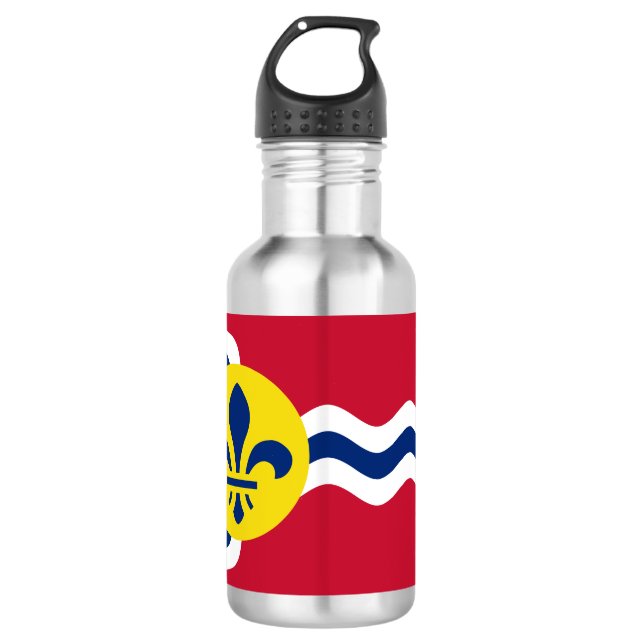 Flag of St. Louis, Missouri Water Bottle (Front)