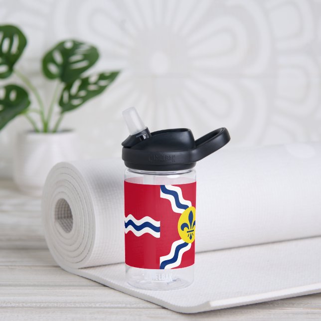 Flag of St. Louis, Missouri  Water Bottle (Yoga)